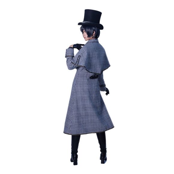 Black Butler Ciel Phantomhive Houndstooth Cosplay Costume Large women’s - Picture 3 of 7